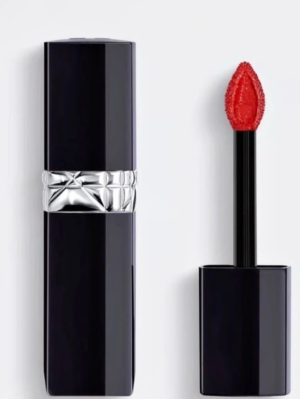 Dior Rouge Dior Forever Liquid Lacquer Red & Black 999 NWT